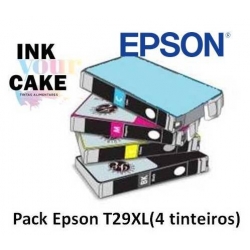Pack 4 Tinteiros Alimentares Epson T29XL BK/C/M/Y 